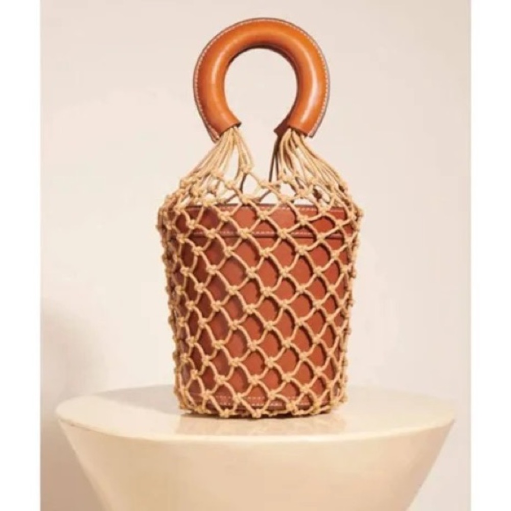 STAUD Moreau Cage Bucket Bag